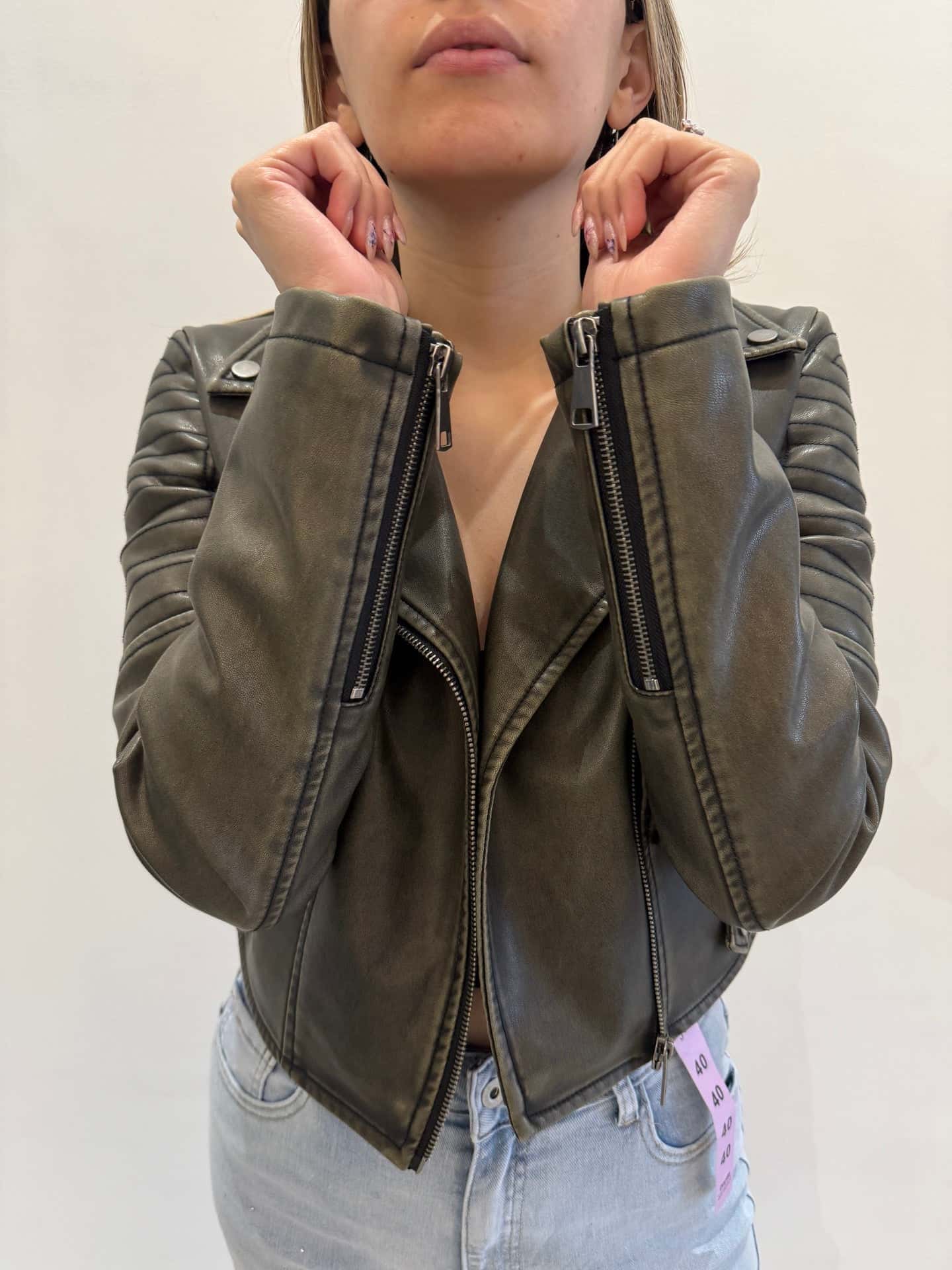 Giacca in pelle