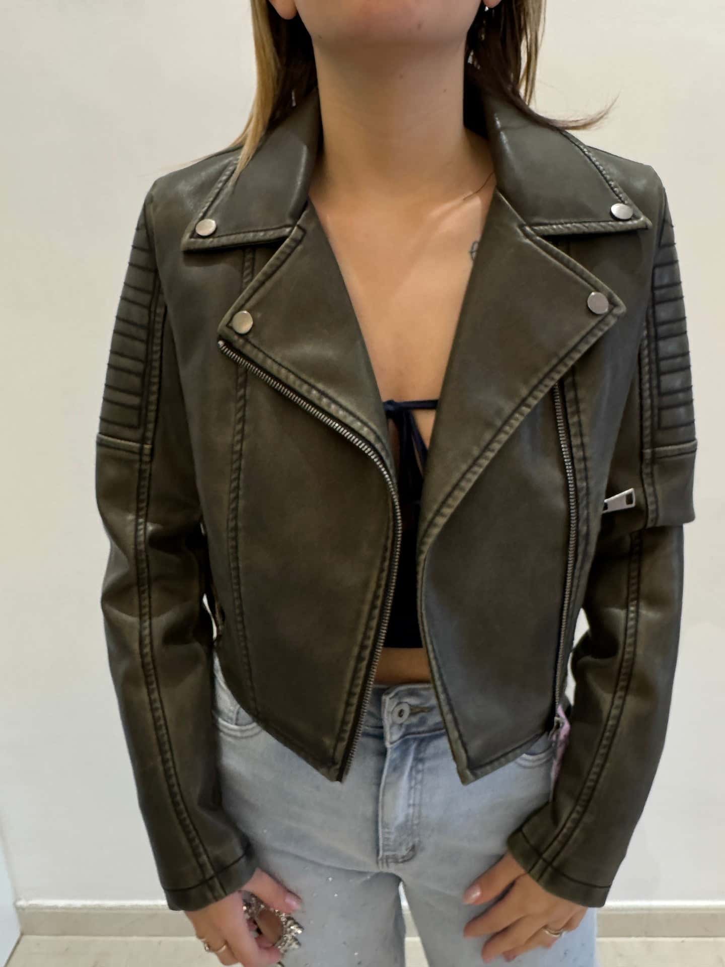 Giacca in pelle