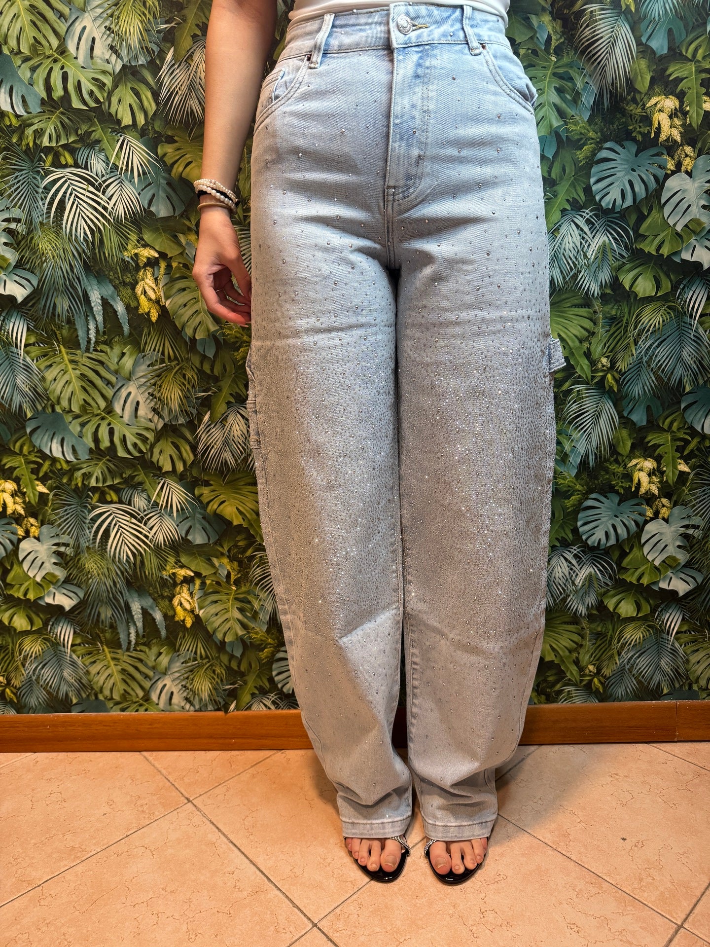 Jeans ballon full SWAROVSKI