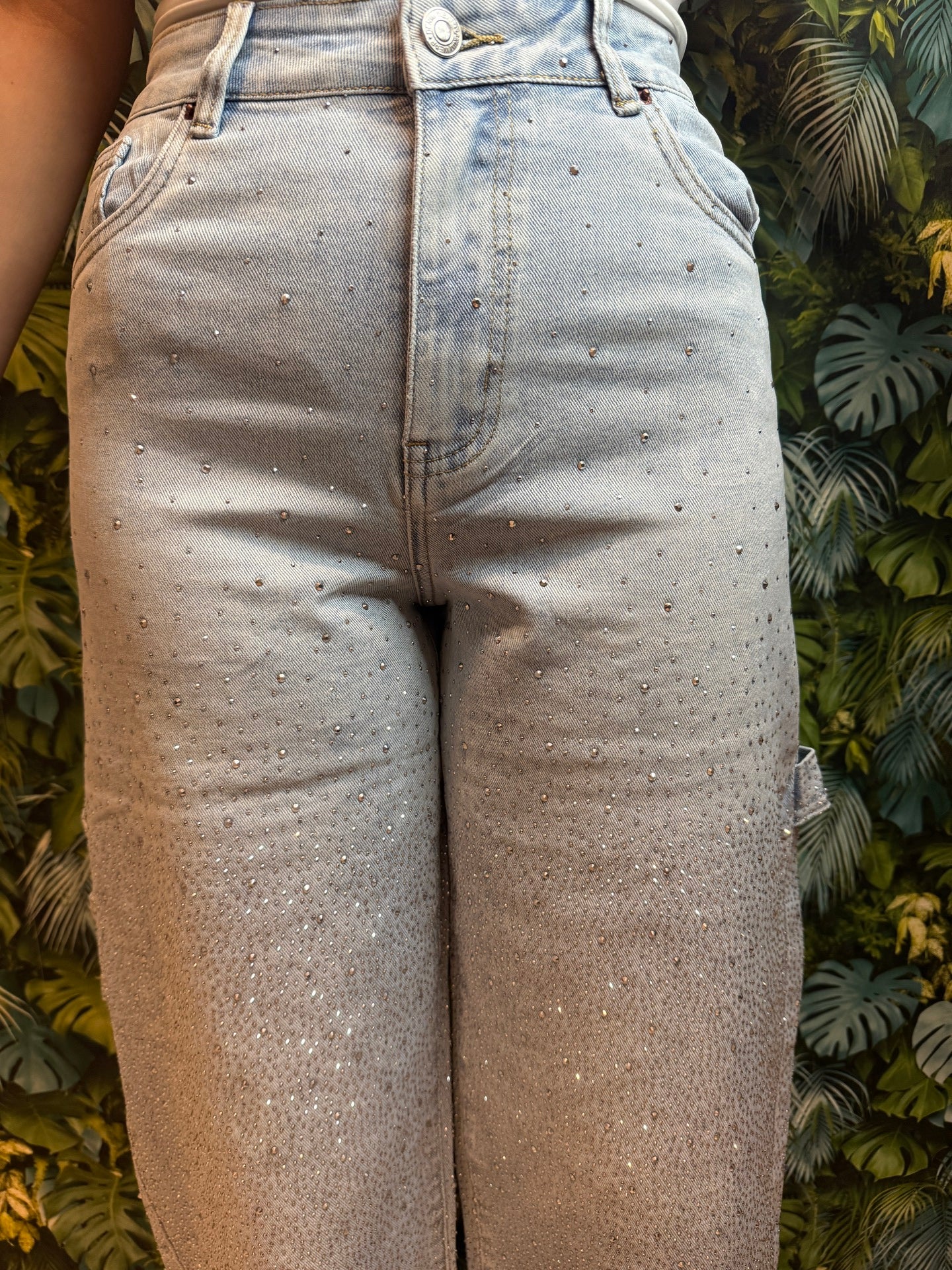 Jeans ballon full SWAROVSKI