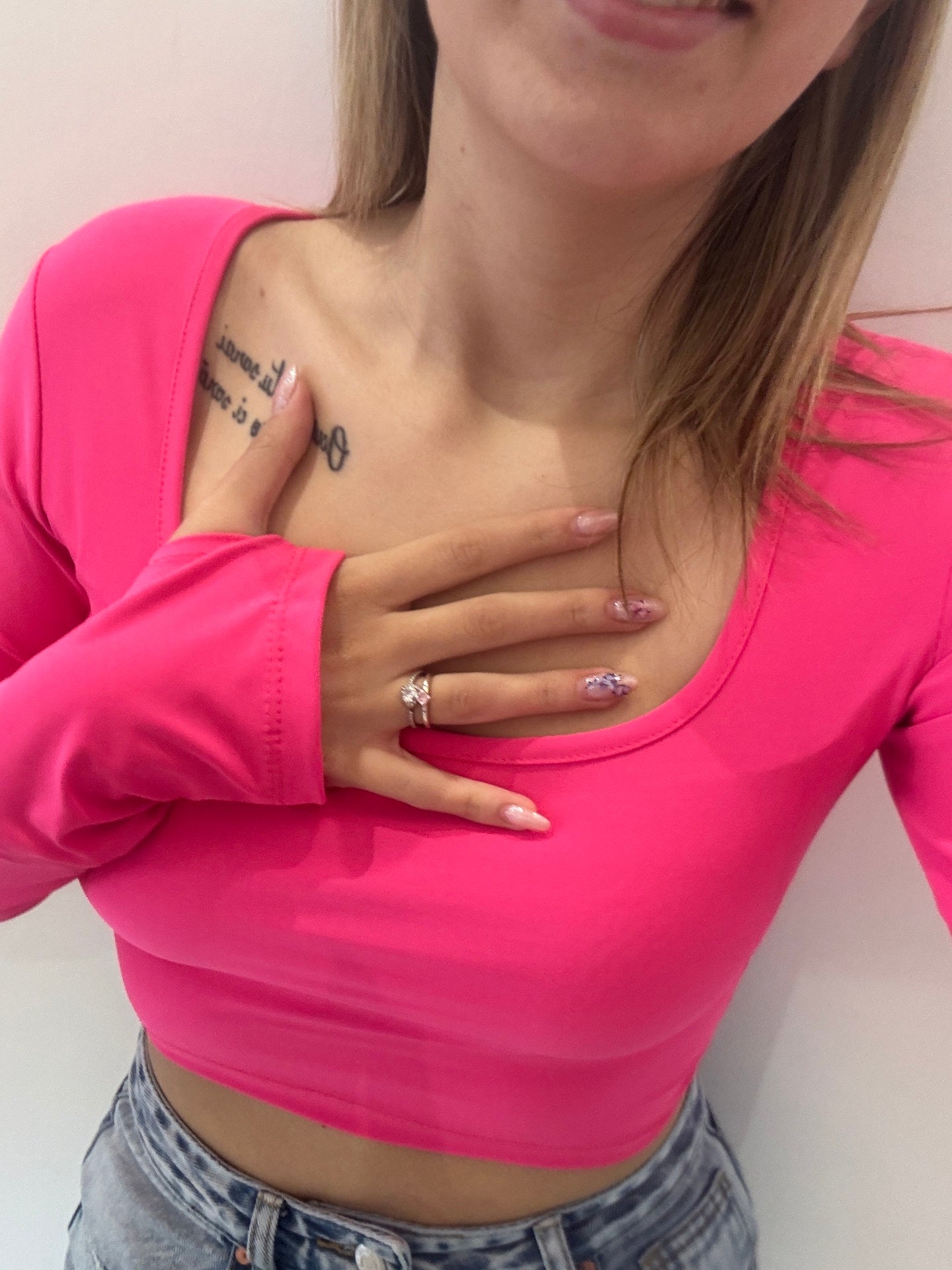 Top a maniche lunghe