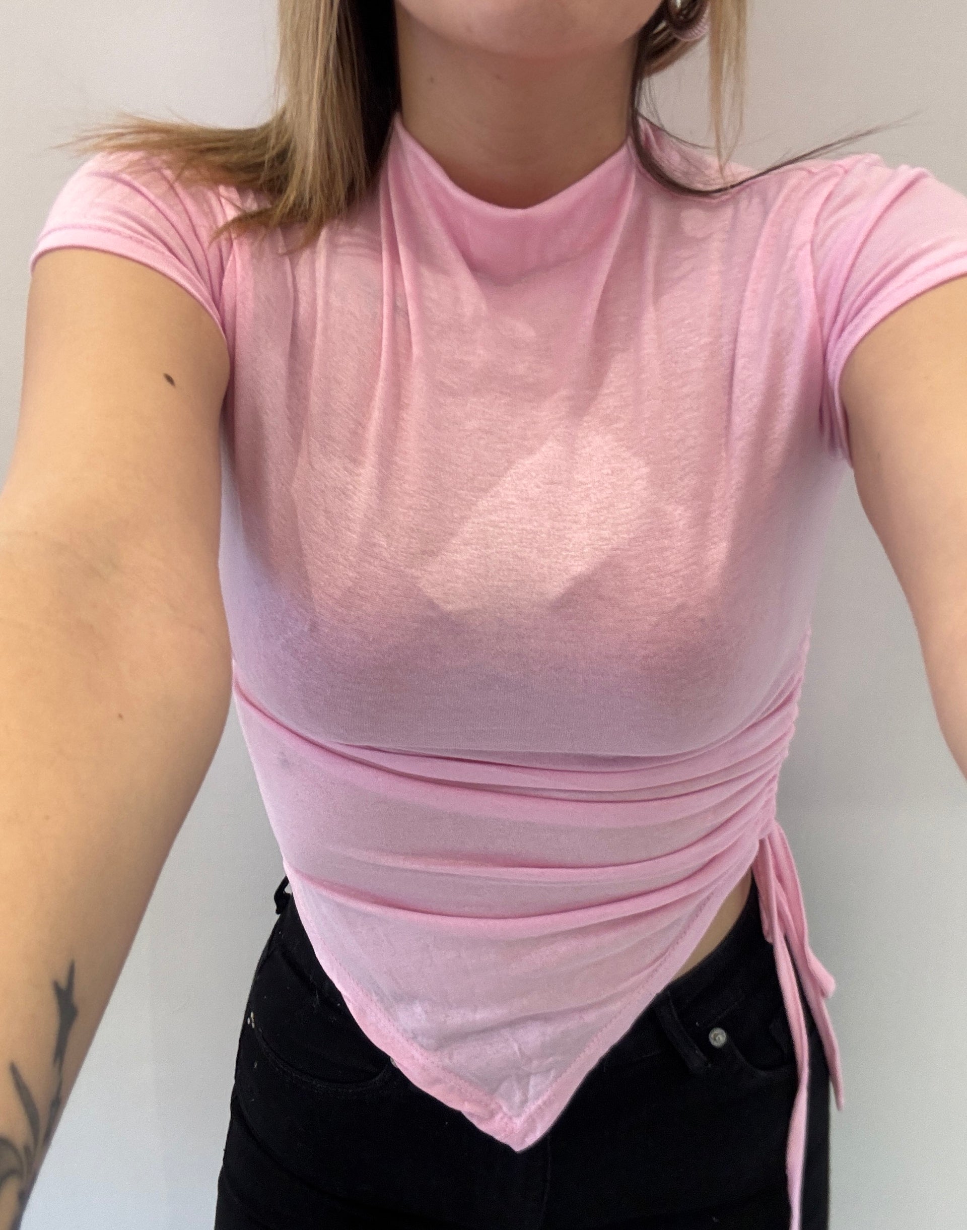 T-shirt asymmetrical