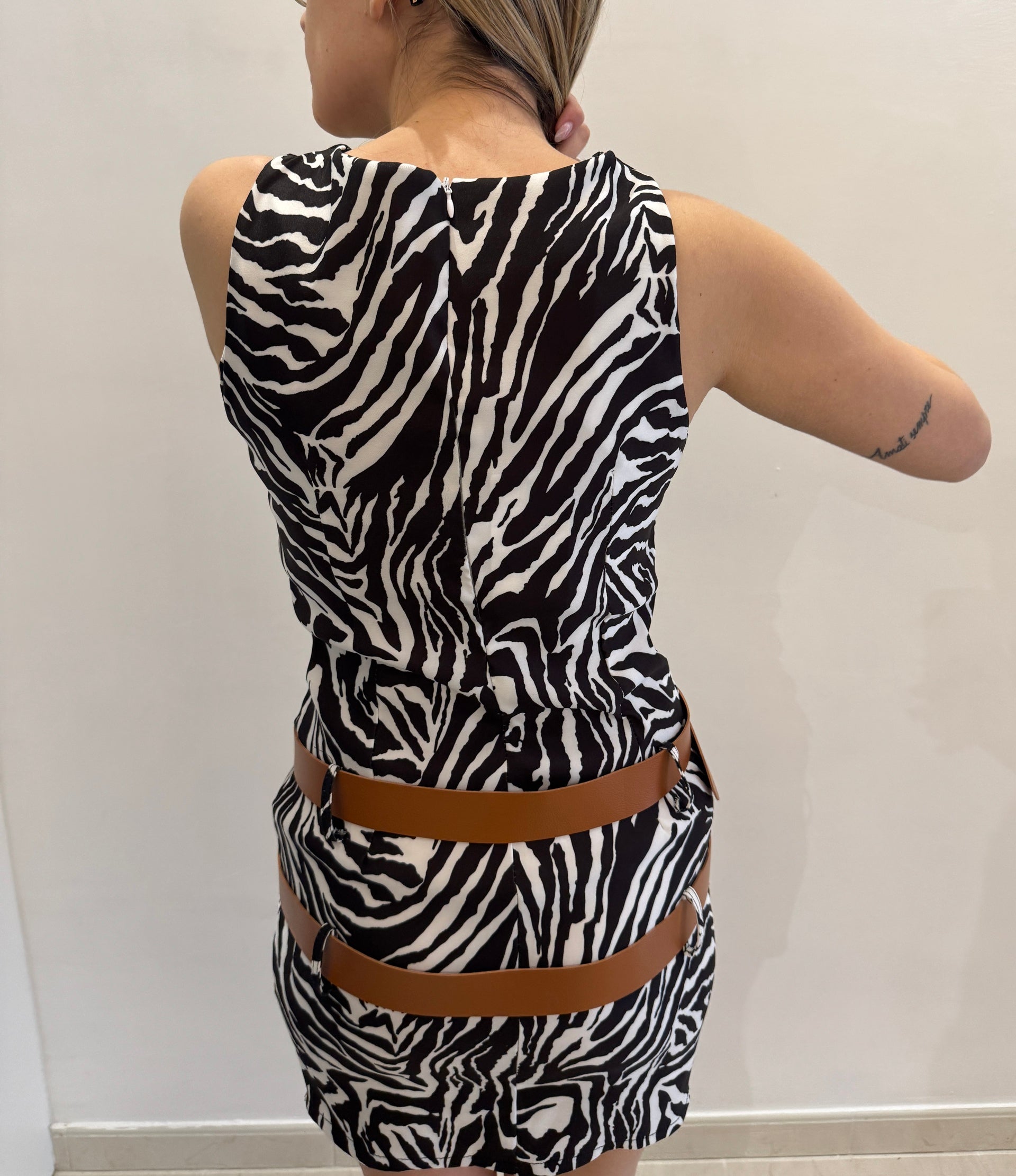 Dress zebrato