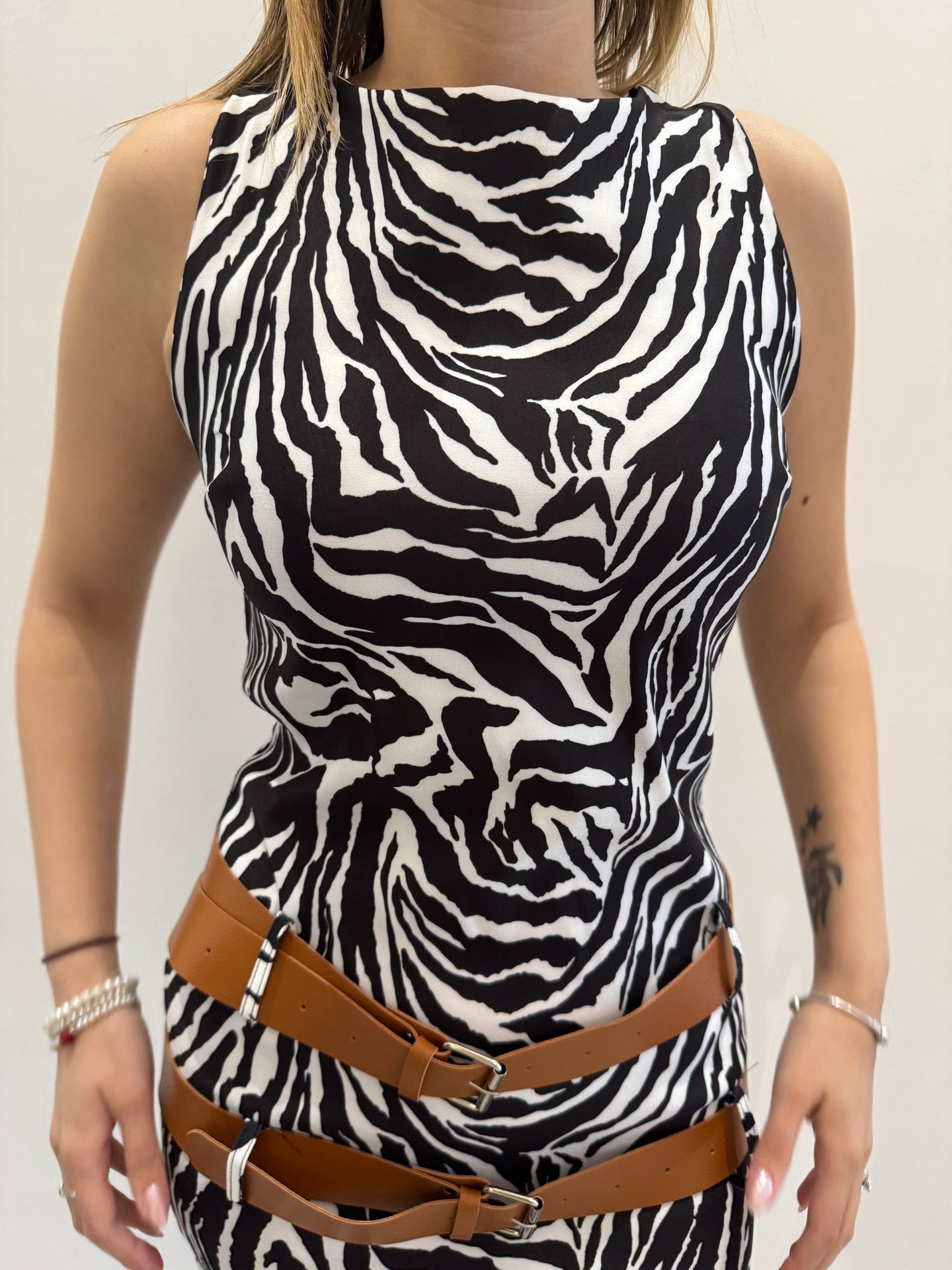 Dress zebrato