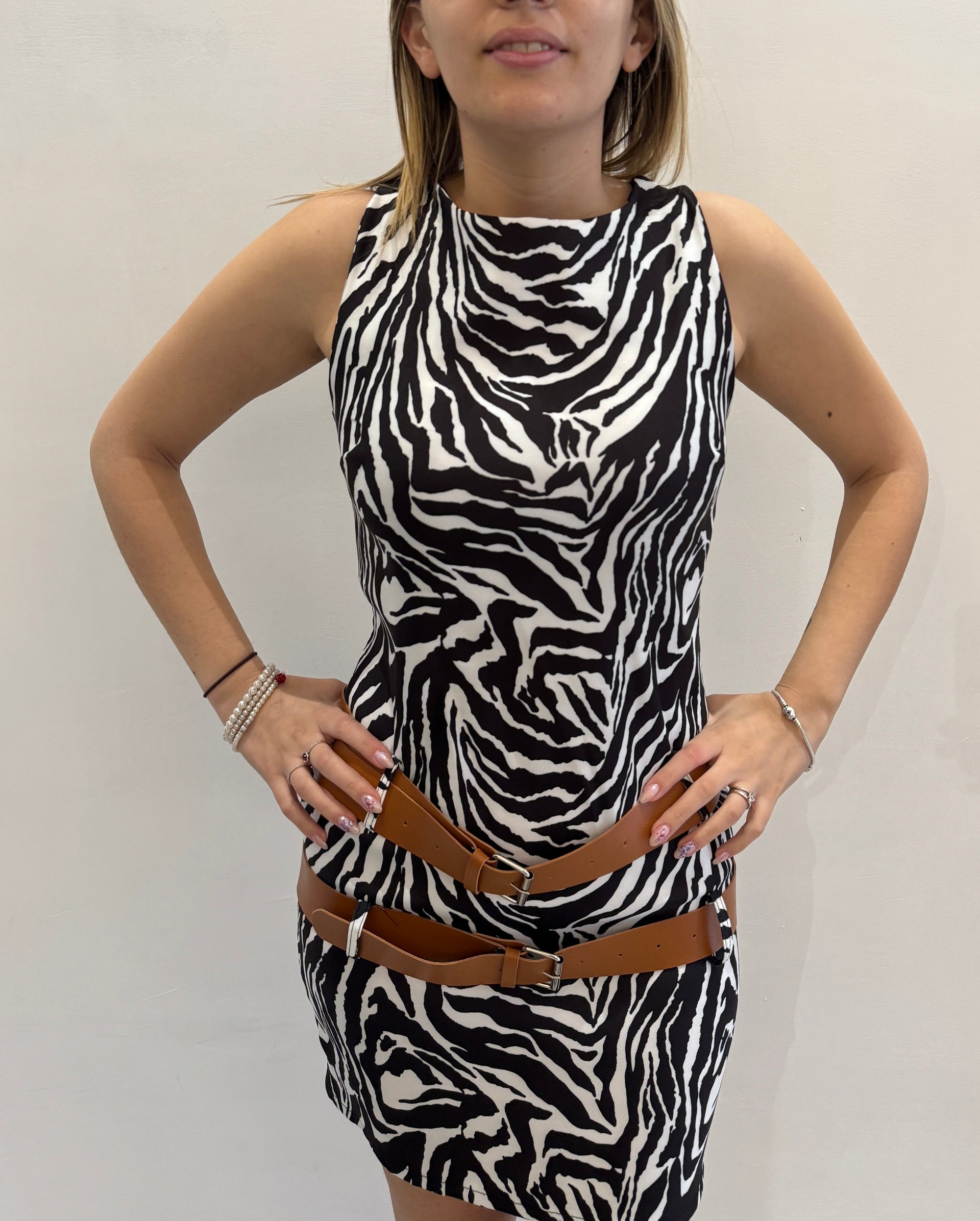Dress zebrato