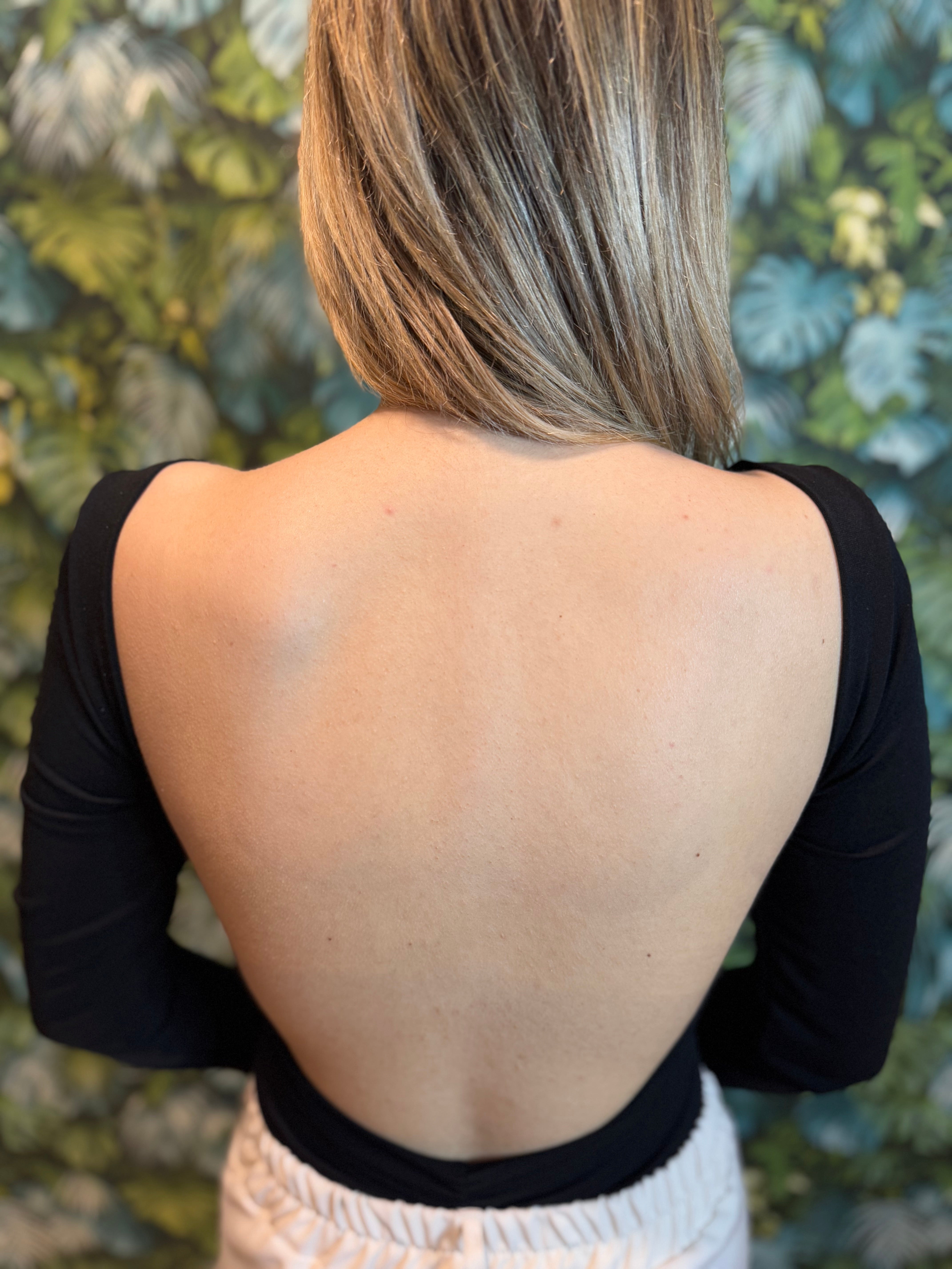 Body con schiena scoperta