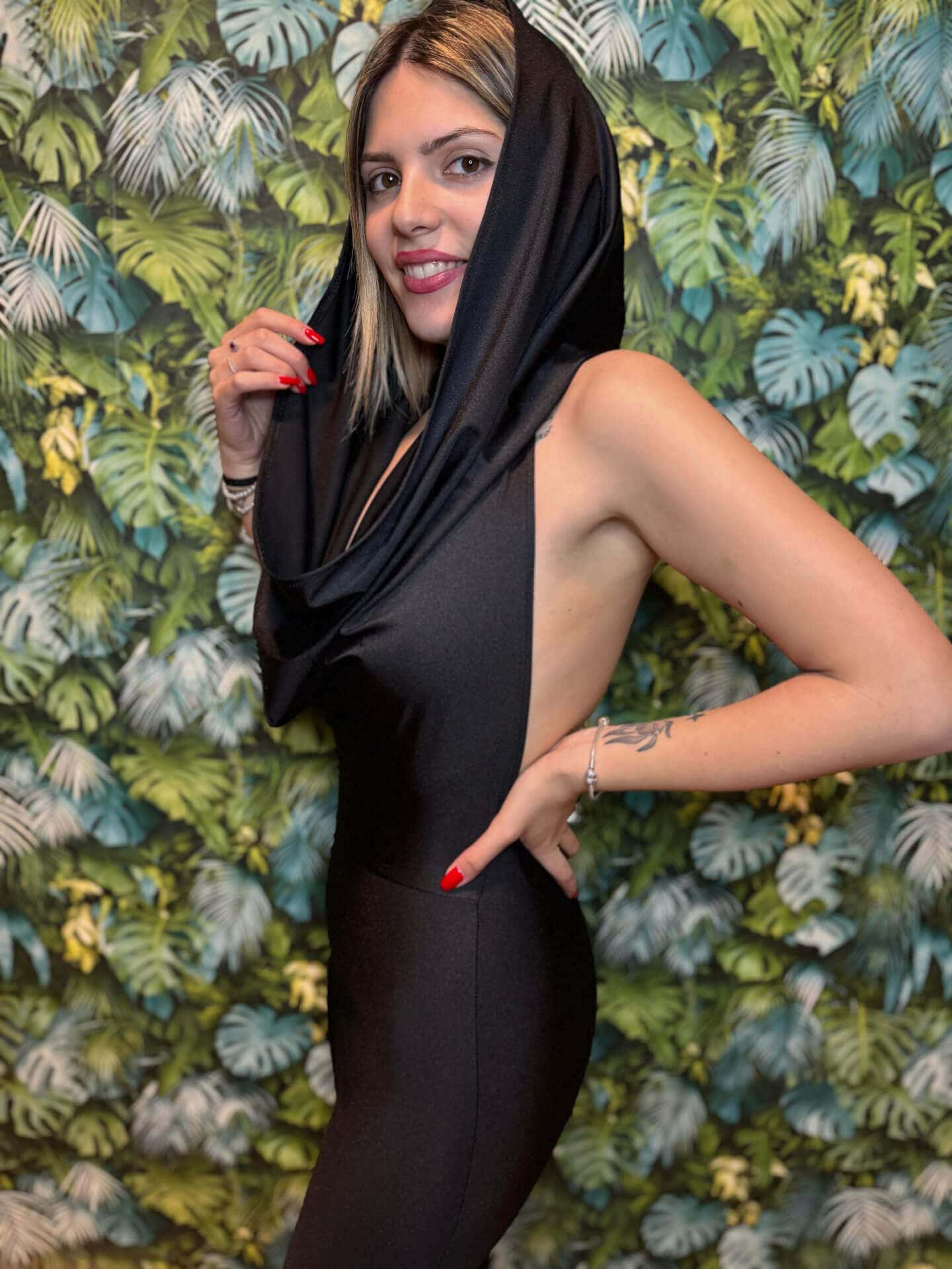 Jumpsuit con cappuccio