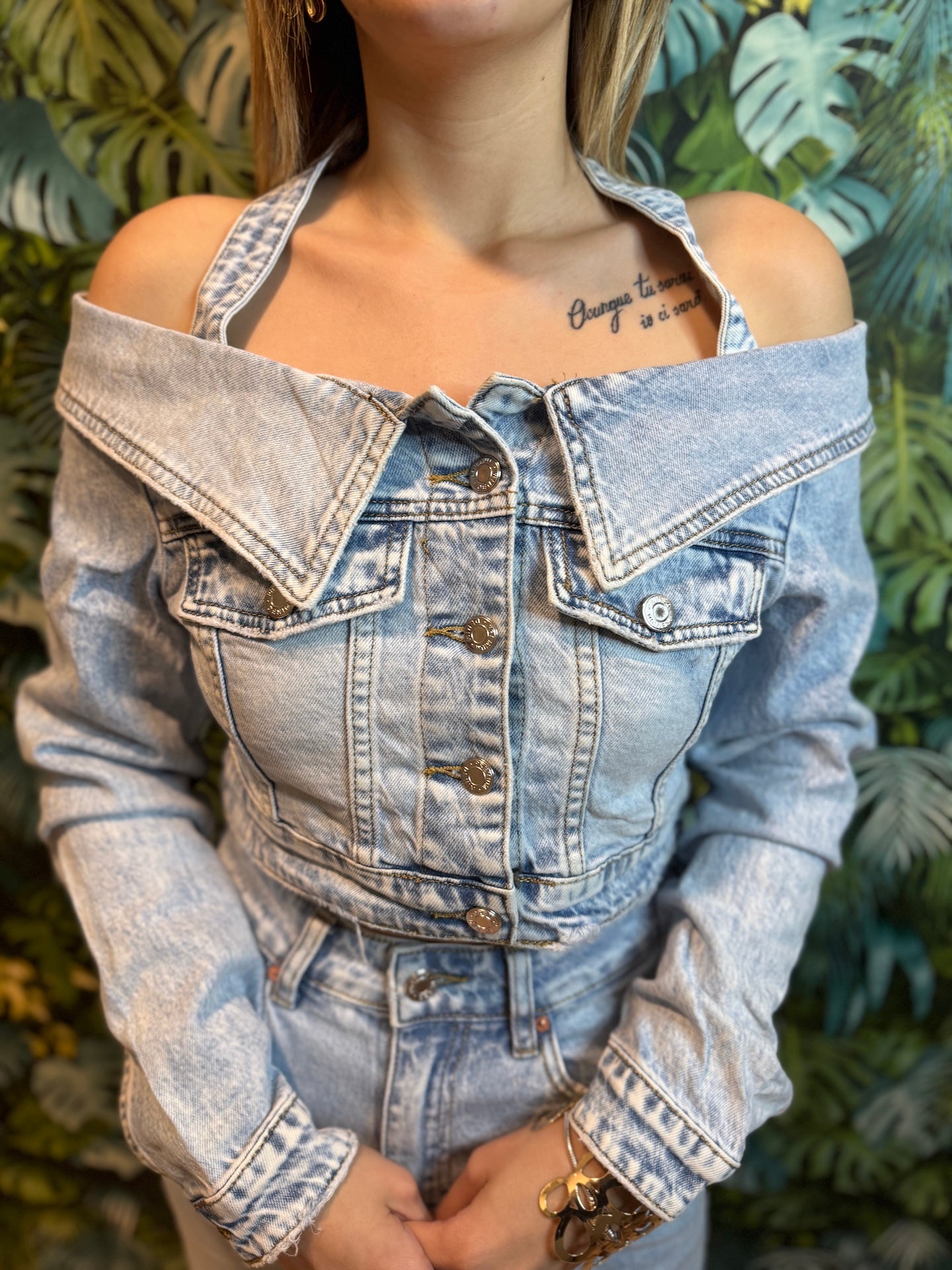 Top in jeans